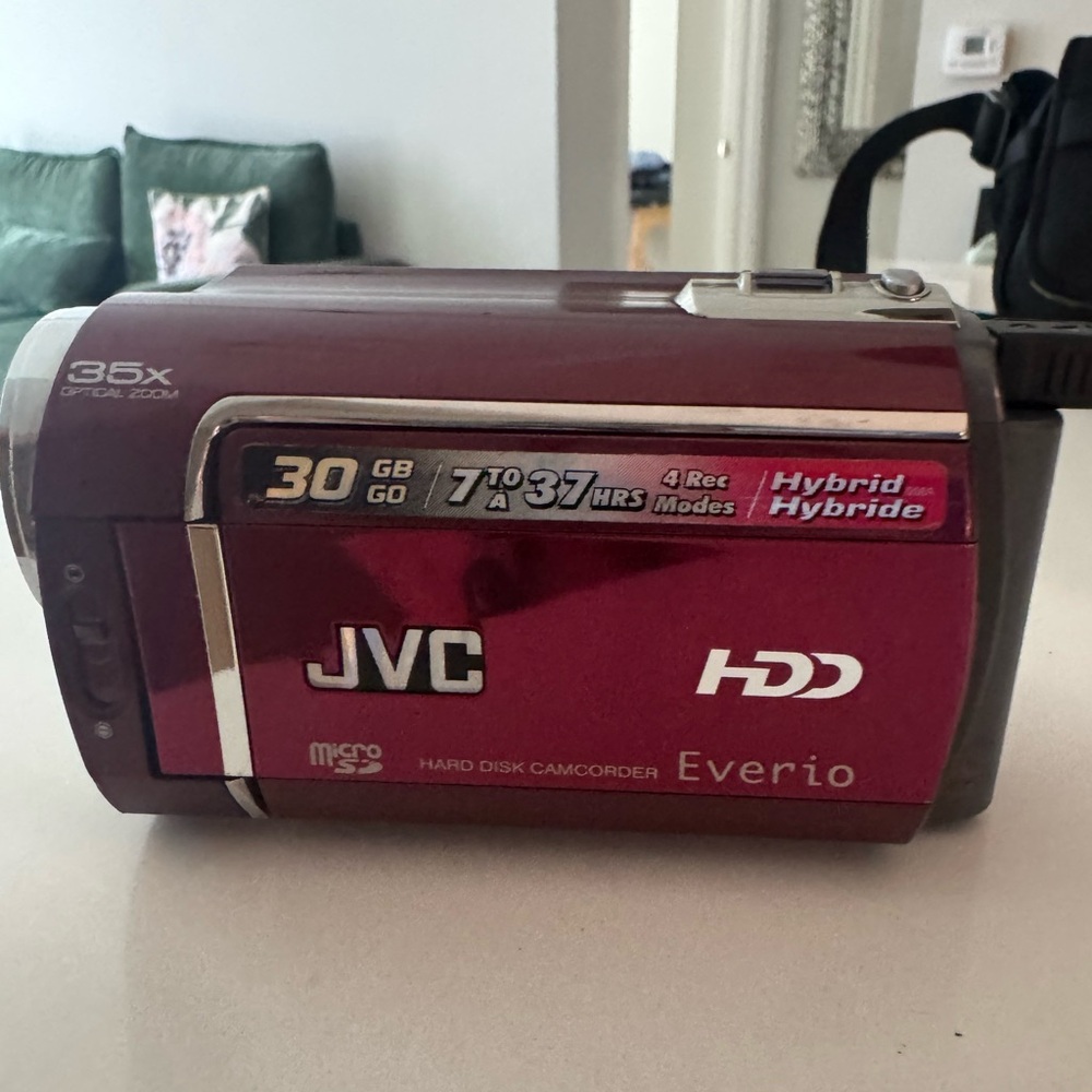 JVC Red Everio Camcorder